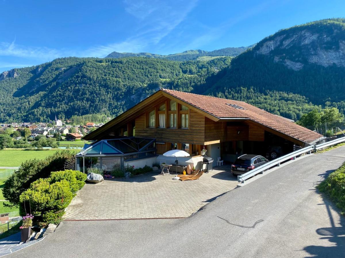 Appartement Aareschlucht- Grandiose Aussicht Fuer 2-6 Pers. ميرنغن المظهر الخارجي الصورة